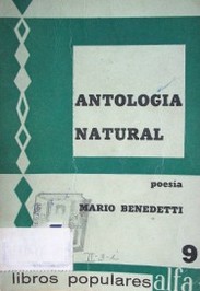 Antología natural : poesía