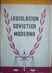 Legislación Soviética Moderna