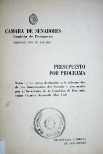 Presupuesto por programa