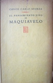 El pensamiento vivo de Maquiavelo