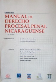 Manual de Derecho Procesal Penal Nicaragüense