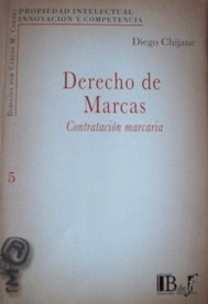 Derecho de marcas : contratación marcaria