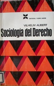 Sociología del derecho