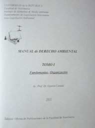 Manual de Derecho Ambiental