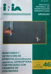Monitoreo y detección de Epinotia (Crocidosema aporema, Lepidoptera : Tortricidae) con trampas de feromonas