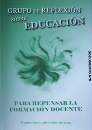 Para repensar la formación docente