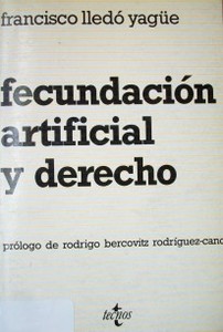 Fecundación artificial y Derecho