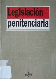 Legislación penitenciaria