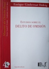 Estudios sobre el delito de omisión