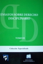 Ensayos sobre derecho disciplinario