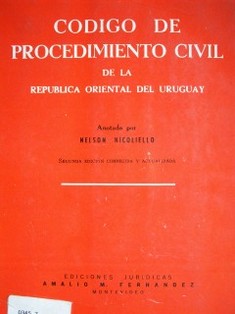 Código de Procedimiento Civil de la República Oriental del Uruguay