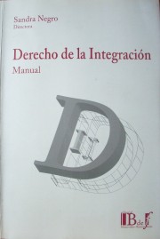 Derecho de la integración : manual