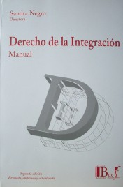 Derecho de la integración : manual