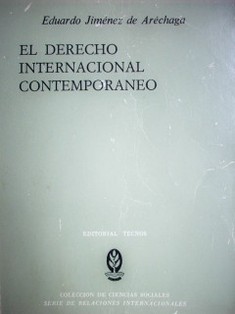El Derecho Internacional Contemporáneos