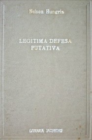 A legitima defesa putativa
