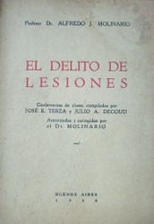 El delito de lesiones