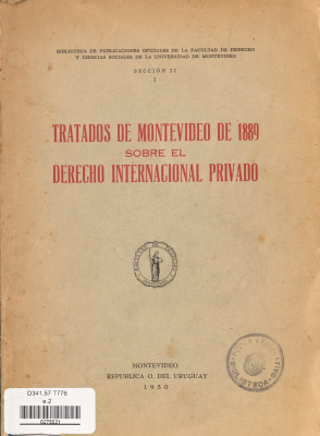 Los tratados de Montevideo de 1889 y su interpretación judicial