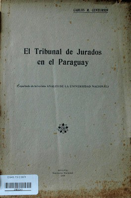 El tribunal de Jurados en el Paraguay