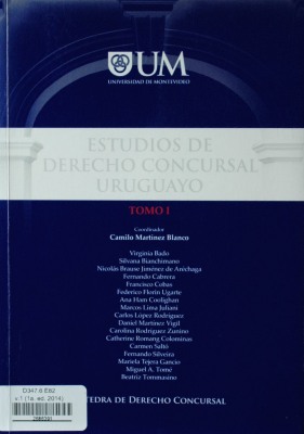 Estudios de Derecho Concursal uruguayo
