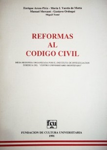 Reformas al Código Civil