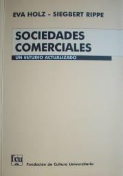 Sociedades comerciales : un estudio actualizado