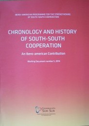 Chronology and history of south-south cooperation : an Ibero-american contribution