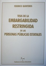 Tesis de la embargabilidad restringida de las personas públicas estatales