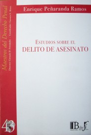 Estudios sobre el delito de asesinato