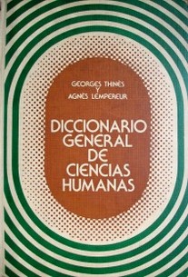 Diccionario General de Ciencias Humanas