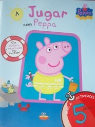 A jugar con Peppa : libro de actividades para 5 años