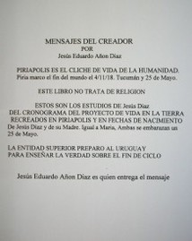 Mensajes del creador