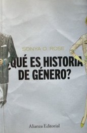 ¿Qué es historia de género?