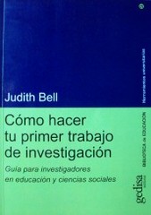 ¿Cómo hacer tu primer trabajo de investigación? : guía para investigadores en educación y ciencias sociales