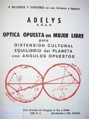 Optica opuesta en mujer libre para distención cultural equilibrio del planeta con ángulos opuestos