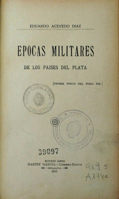 Epocas militares de los países del Plata