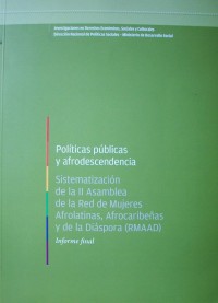 Políticas públicas y afrodescendencia