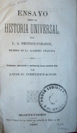 Ensayo sobre la historia universal