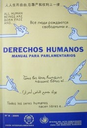 Derechos humanos : manual para parlamentarios