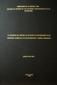 La eficiencia del sistema de solución de controversias en el Mercosur : estudio de los procedimientos y laudos arbitrales