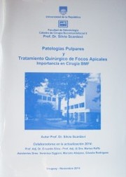 Patologías pulpares y tratamiento quirúrgico de focos apicales : importancia en cirugía BMF