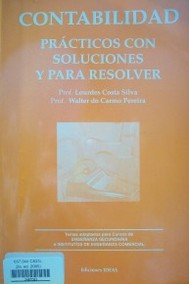 Contabilidad : prácticos con soluciones y para resolver : cuaderno de ejercicios