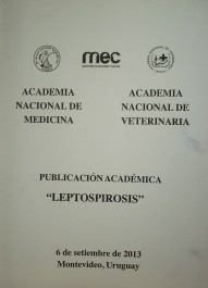 " Leptospirosis"