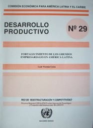 Fortalecimiento de los gremios empresariales en América Latina
