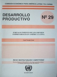 Fortalecimiento de los gremios empresariales en América Latina