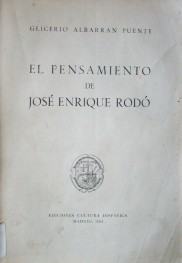 El pensamiento de José Enrique Rodó