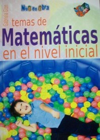 Temas de matemáticas en el nivel inicial