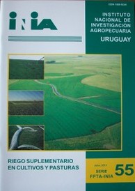 Riego suplementario en cultivos y pasturas