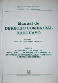 Manual de Derecho Comercial uruguayo