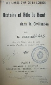 Histoire et rôle du boeuf dans la civilisation