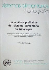 Un análisis preliminar del sistema alimentario en Nicaragua